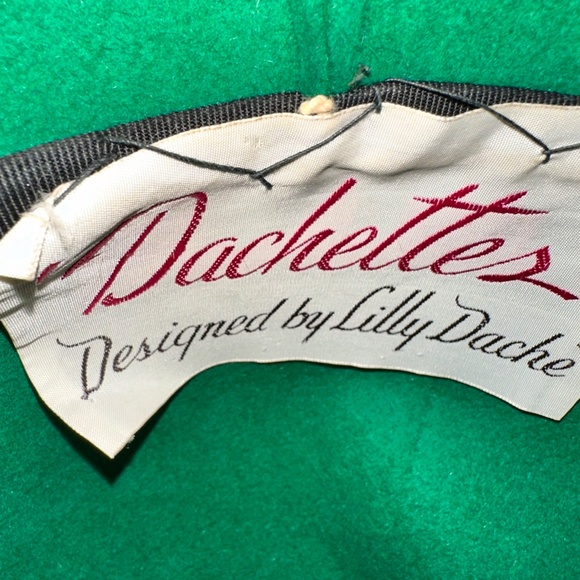 Emerald Green Dachette by Lilly Dache Cloche Hat main image 6